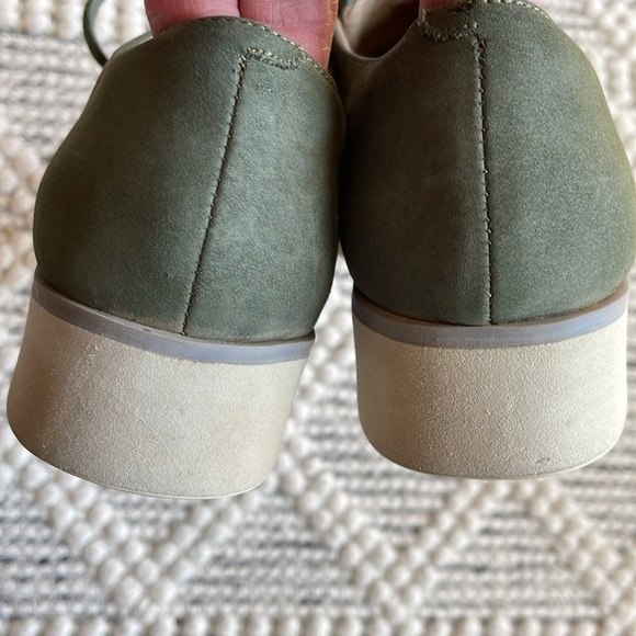 SOFTWALK Shoes Lace Up Oxford Flats Leather Sage Green Women’s Sz: 7.5 - Picture 6 of 11